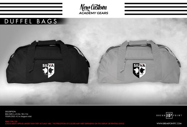 Silva Jiu Jitsu Academy Duffel Bags #1002 Online Hot Sale