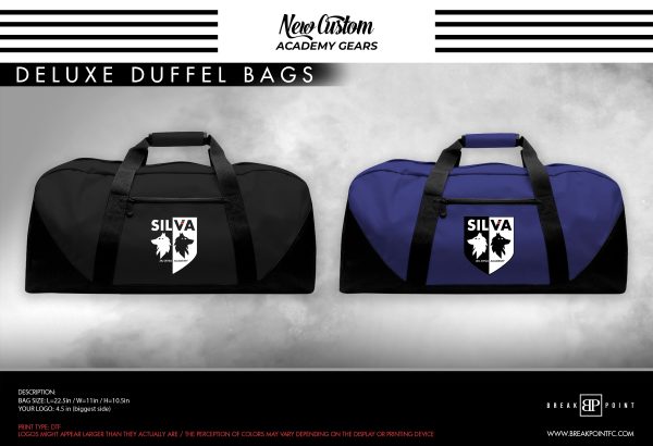 Silva Jiu Jitsu Academy Deluxe Duffel Bags #1002 Sale