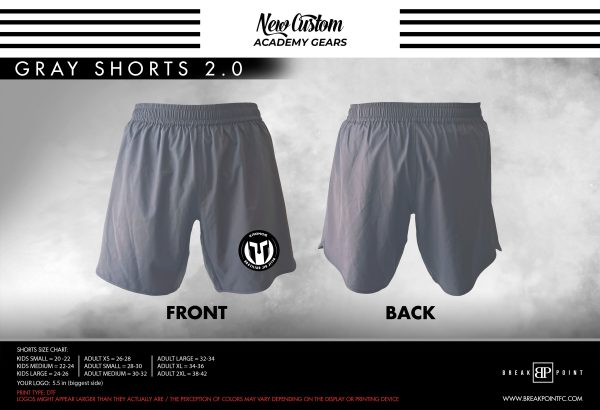 Kronos Custom Shorts Grey 2.0 #1327 on Sale