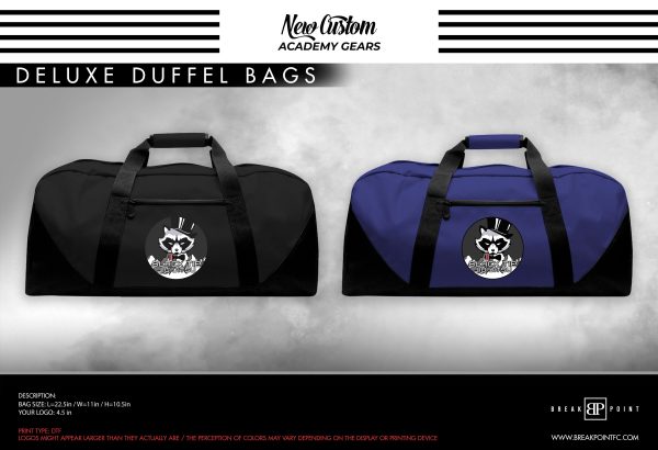Black Tie BJJ Colorado Academy Deluxe Duffel Bags #638 E Online Sale
