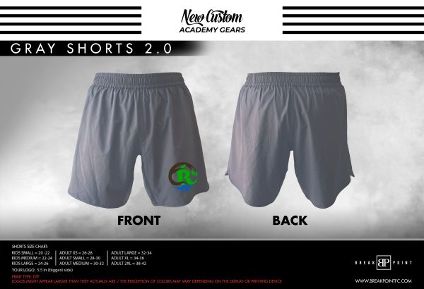 Roots Mixed Martial Arts Custom Shorts Grey 2.0 #1237 For Cheap