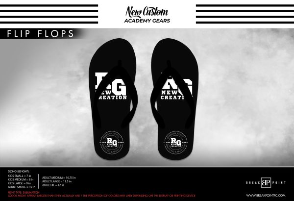RGAcademy New Creation Academy Flip Flops #1176 For Discount