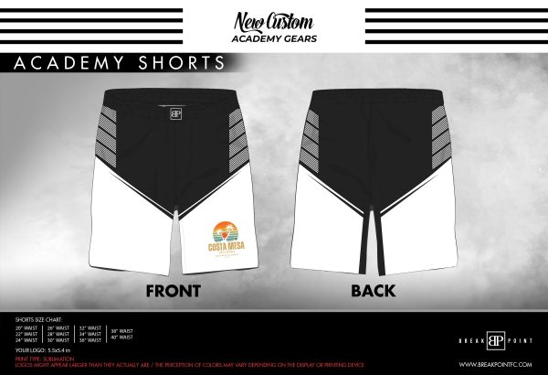 Costa Mesa Jiu Jitsu Academy Shorts #1172 D For Cheap
