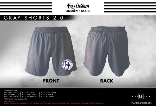 Heroes MMA Custom Shorts Grey 2.0 #271 Sale