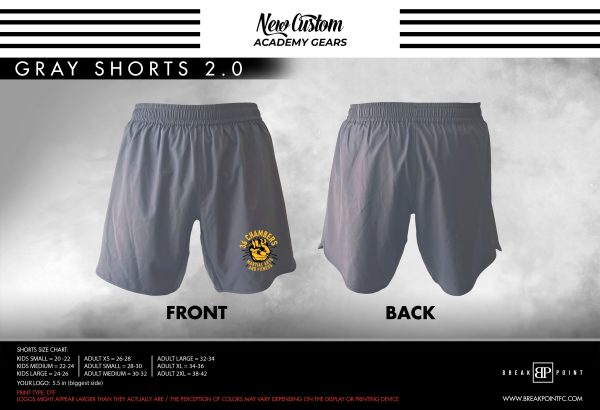 36 Chambers Custom Shorts Grey 2.0 #841 For Sale