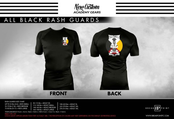 Evolution International Training Center All Black Custom Rash Guards Short Sleeves #1392 For Discount