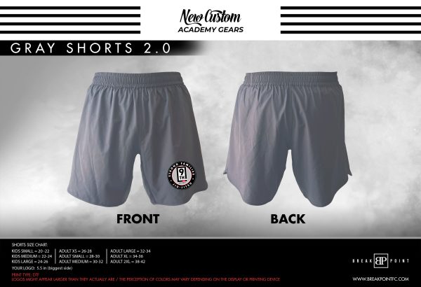 9th avenue Gracie Jiu Jitsu Grey Shorts 2.0 #373 B Hot on Sale