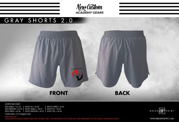 Southside Jiu Jitsu Custom Shorts Grey 2.0 #1162 Supply
