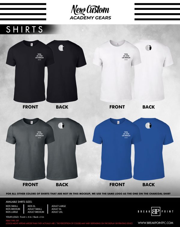 Total Jiu Jitsu Academy Shirts #715 A Online Hot Sale