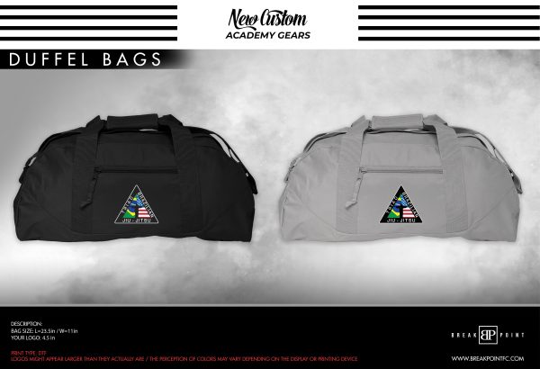 Triad Brazilian Jiu-Jitsu Academy Duffel Bags #636 B Online now