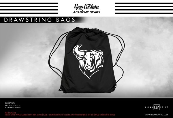 Bull and Bear Academy Drawstring Bags #1394 Online