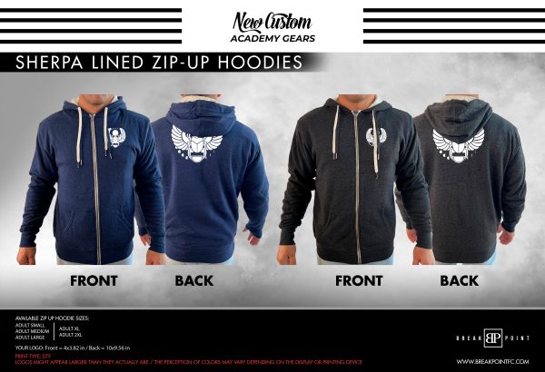 Metamorphosis Academy Sherpa Lined Zip-Up Hoodie #1405 B Online