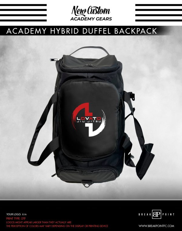 CCA Judo Academy Hybrid Duffel Backpack #1026 B Online now