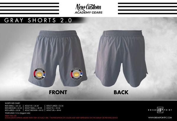Assassin Grappling Custom Shorts Grey 2.0 #514 C Online