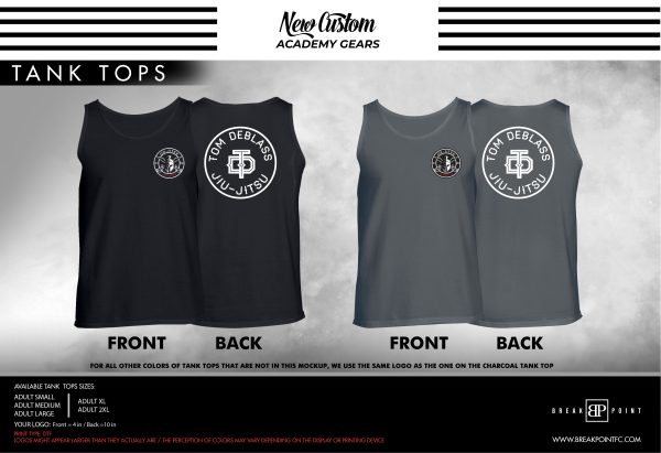 Jiu Jitsu Unlimited Academy Tank Tops #143 A Online Sale