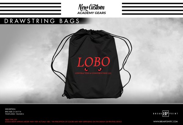 Checkmat RGV Academy Drawstring Bags #1397 Supply