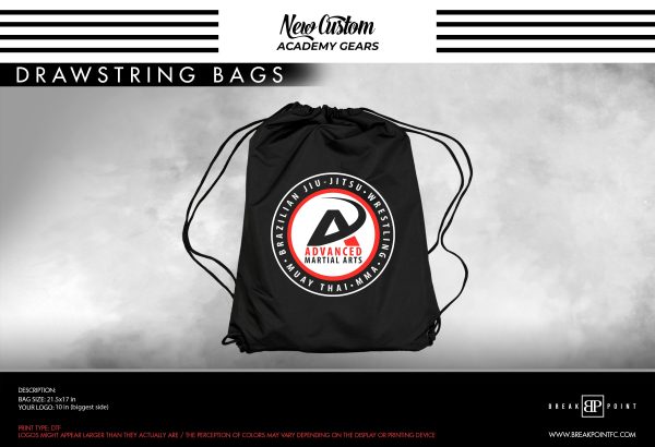 Advanced BJJ Academy Drawstring Gi Bag #860 Discount