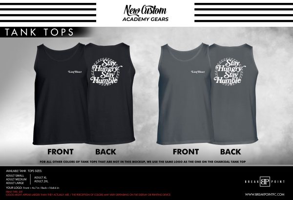 Lion Heart Jiu Jitsu Academy Tank Tops #871 C Fashion