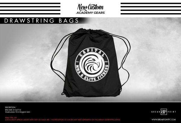 Capital MMA Burke Academy Drawstring Gi Bag #473 A For Discount