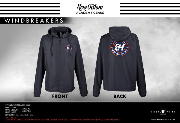 Bill Henry BJJ Academy Windbreaker #1401 A Online Hot Sale