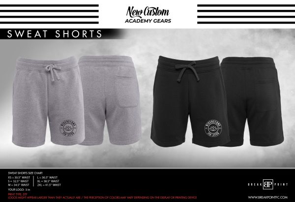 Riverstone Jiu-Jitsu Academy Sweat Shorts #1177 For Cheap