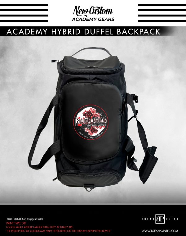 Raul Castillo Academy Hybrid Duffel Backpack #065 Online now