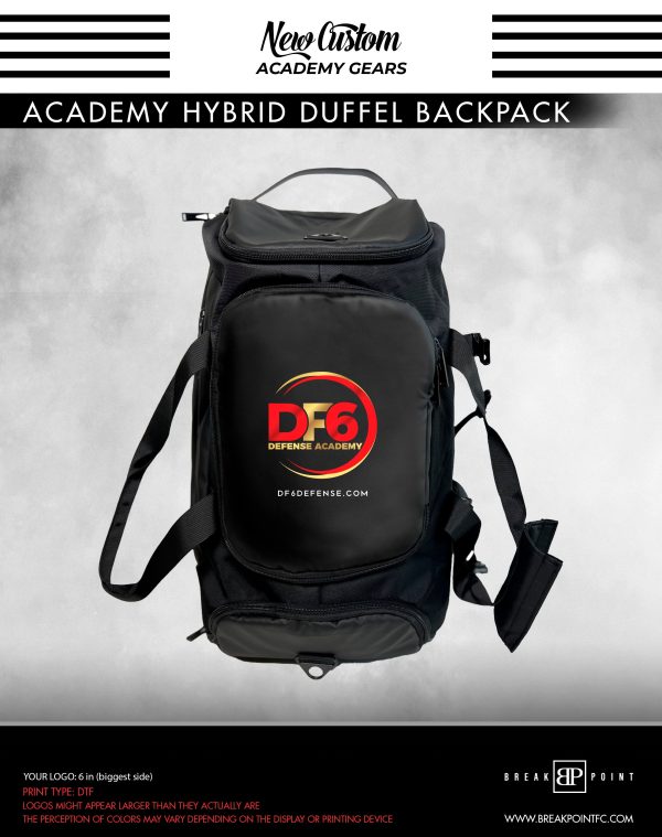 DF6 Defense Academy Hybrid Duffel Backpack #1271 Hot on Sale