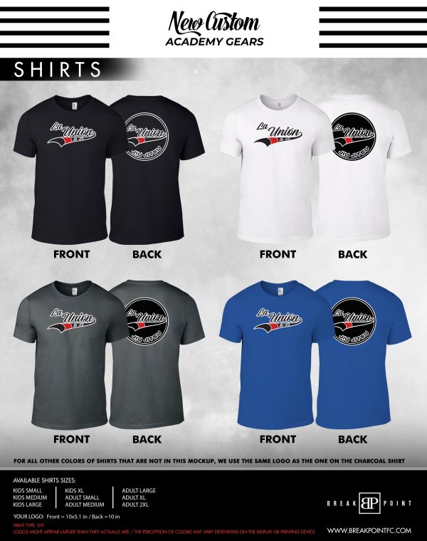La Union Jiu Jitsu Next Level Academy Shirts #1179 A Supply