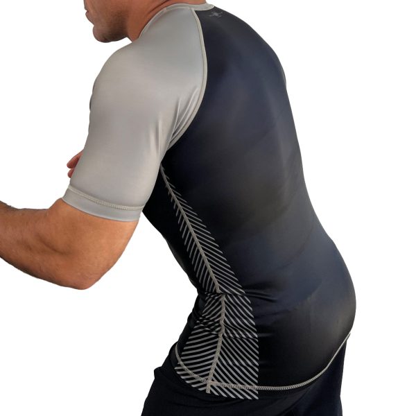Ascend Jiu-Jitsu Academy All Black Ranked KIDS Short Sleeve Rash Guards #1332 A For Cheap - Image 5