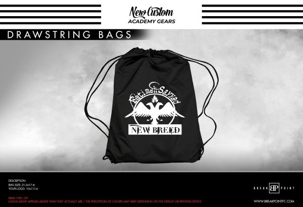 New Breed Academy Drawstring Bags #1388 Online Hot Sale