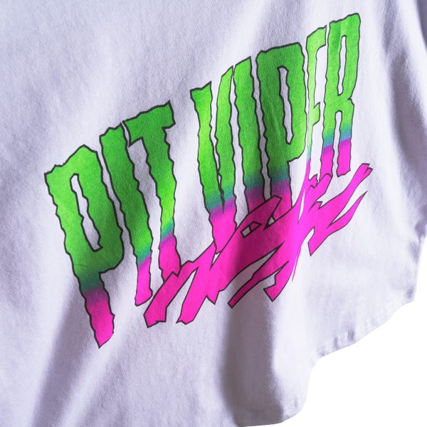 White Artificial Crop Tee For Cheap - Image 3