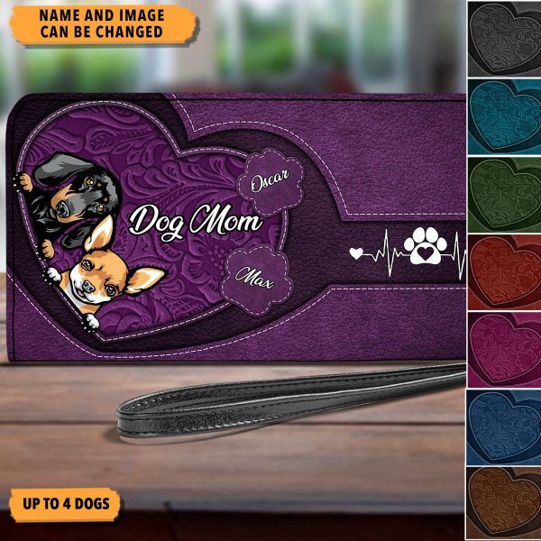 A Litle Aweet Heart Dog Personalized Clutch Purse, Personalized Gift for Dog Lovers, Dog Dad, Dog Mom - PU097PS02 Online now - Image 2